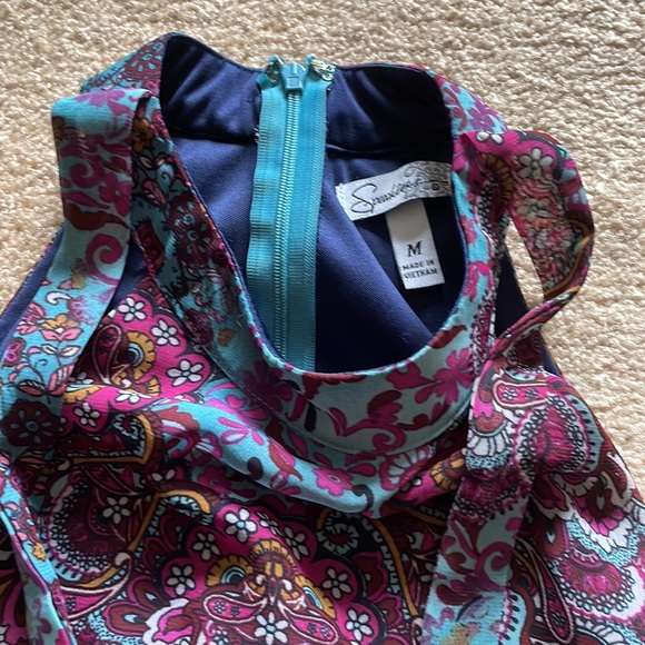 Multicolored Paisley Racerback Dress - Picture 6 of 7